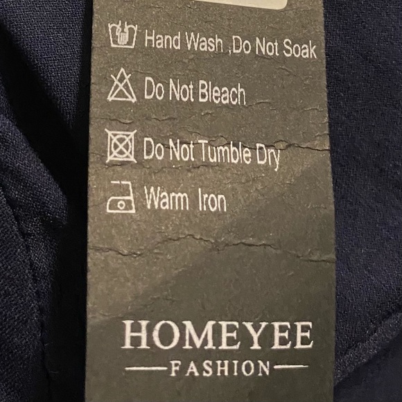 Homeyee Elegant Cocktail Dress with Lace Trim - Picture 12 of 16